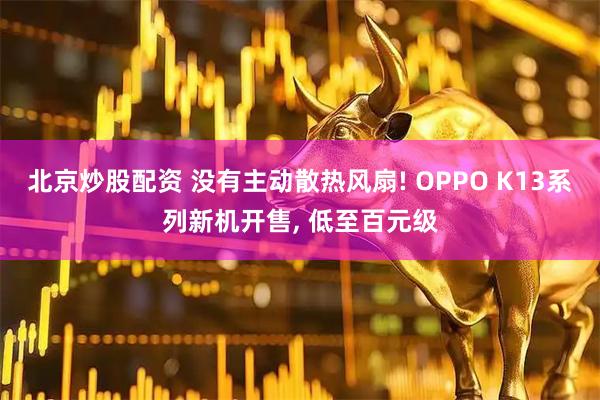 北京炒股配资 没有主动散热风扇! OPPO K13系列新机开售, 低至百元级
